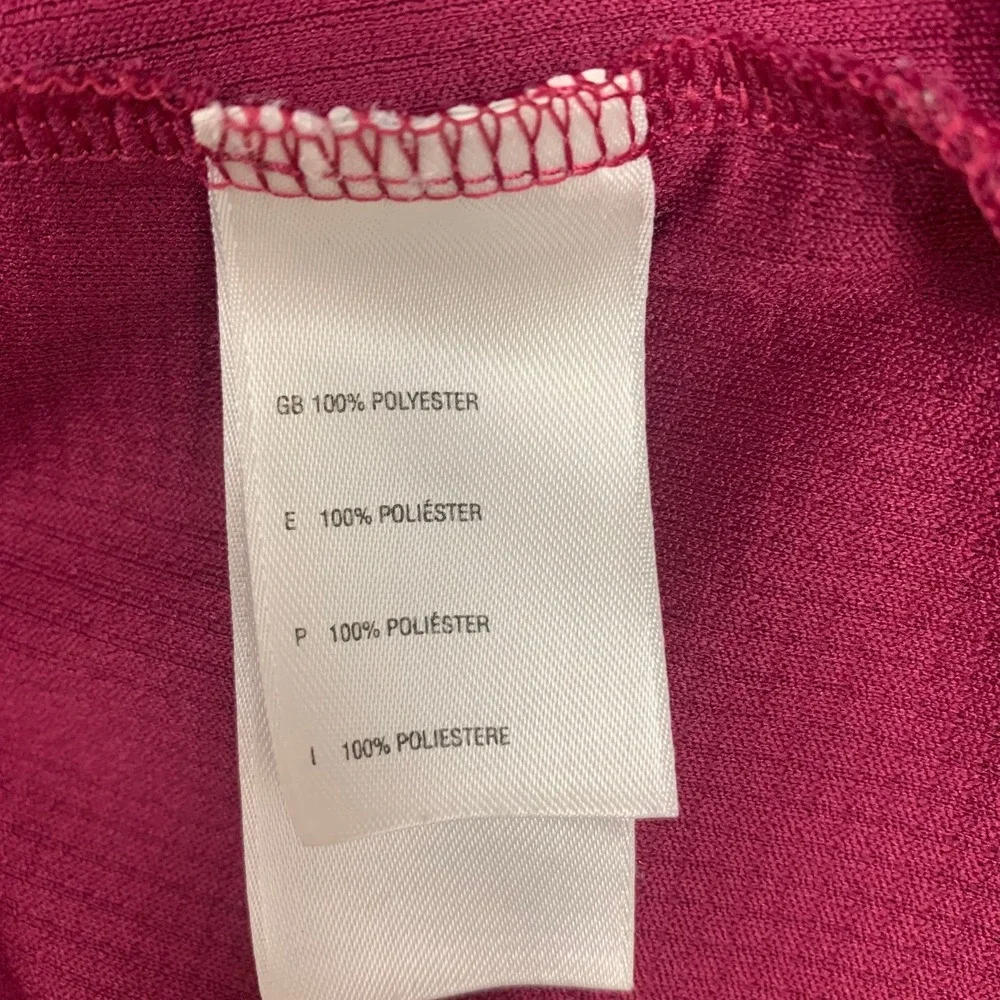 The North Face Short Sleeve Top Womens M Pink AG9J Flight Series Quarter Zip - Picture 7 of 12